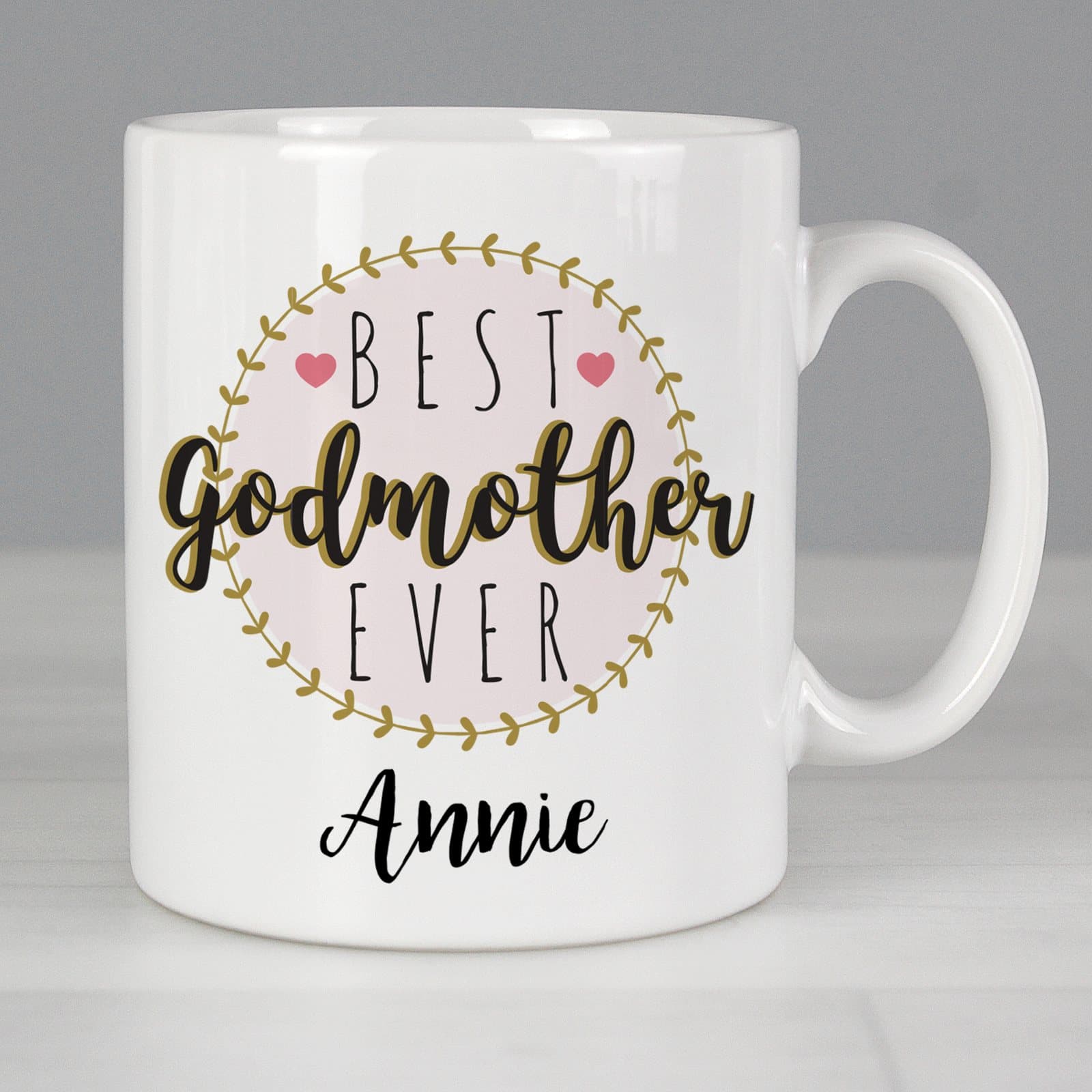 Personalised Best Godmother ceramic mug
