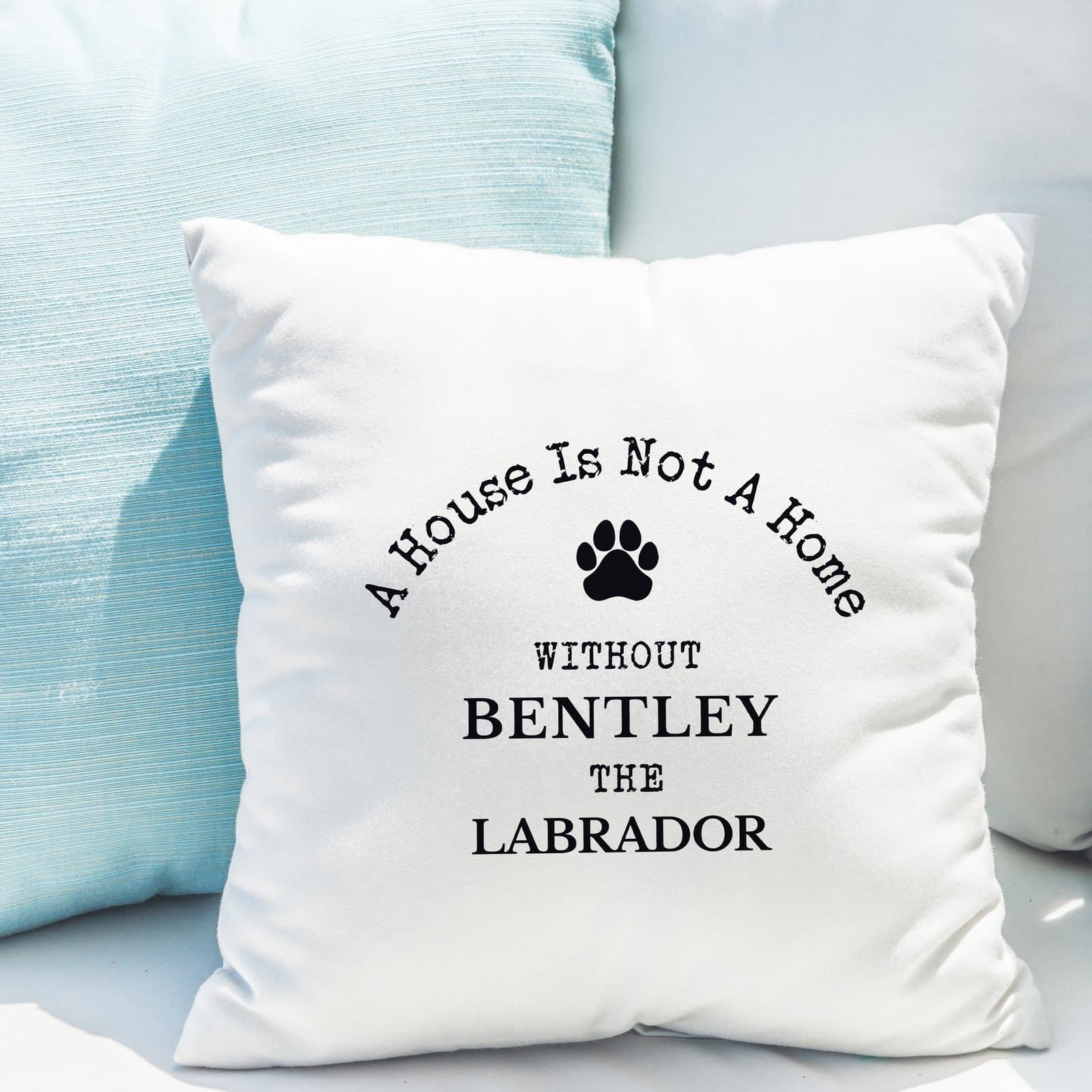 Personalised dog breed cushion