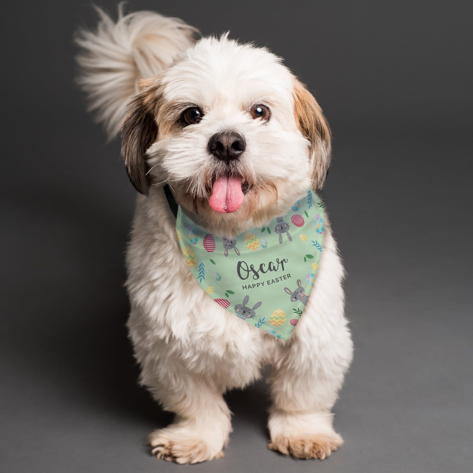 Personalised Easter dog bandana