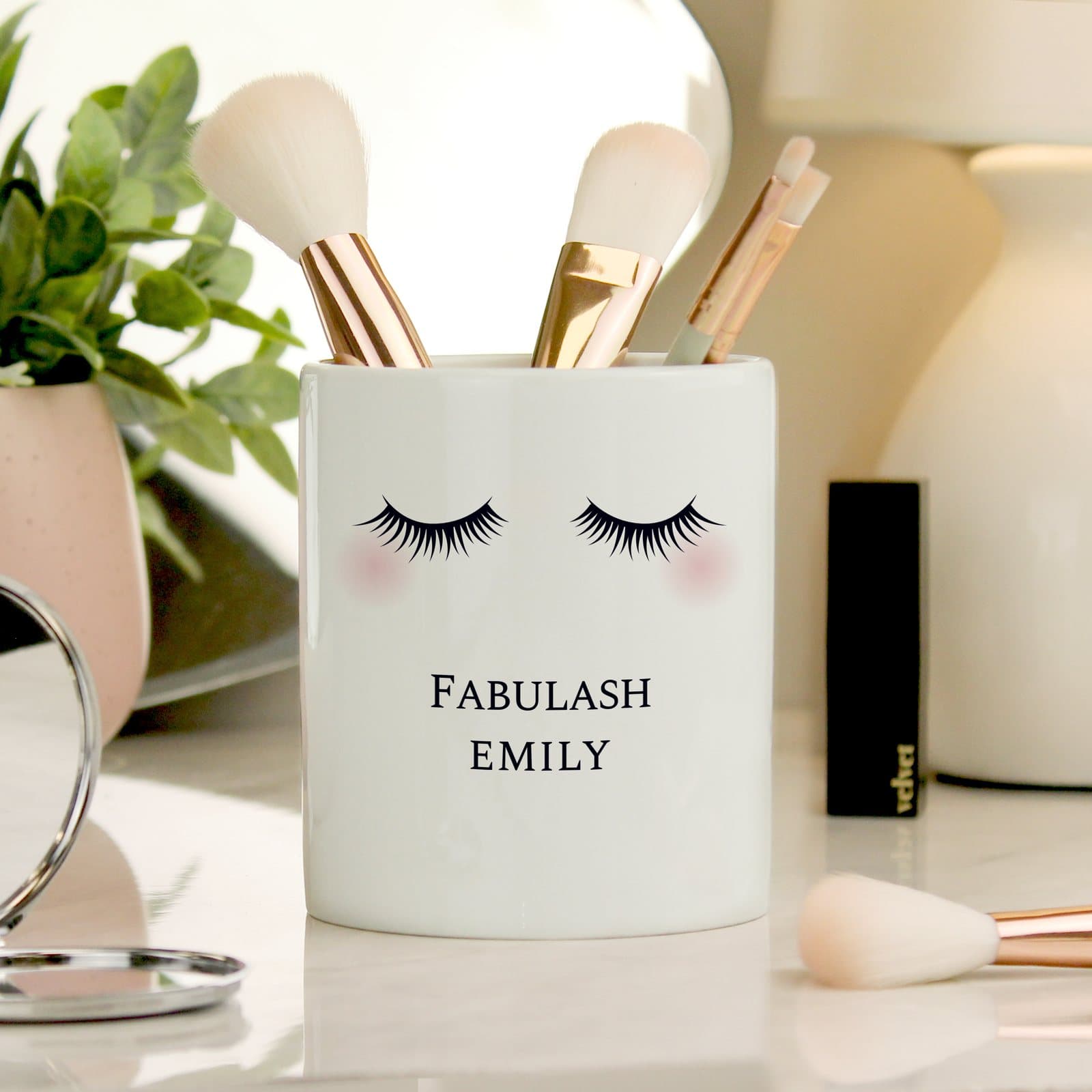 Ceramic storage pot with a personalised name