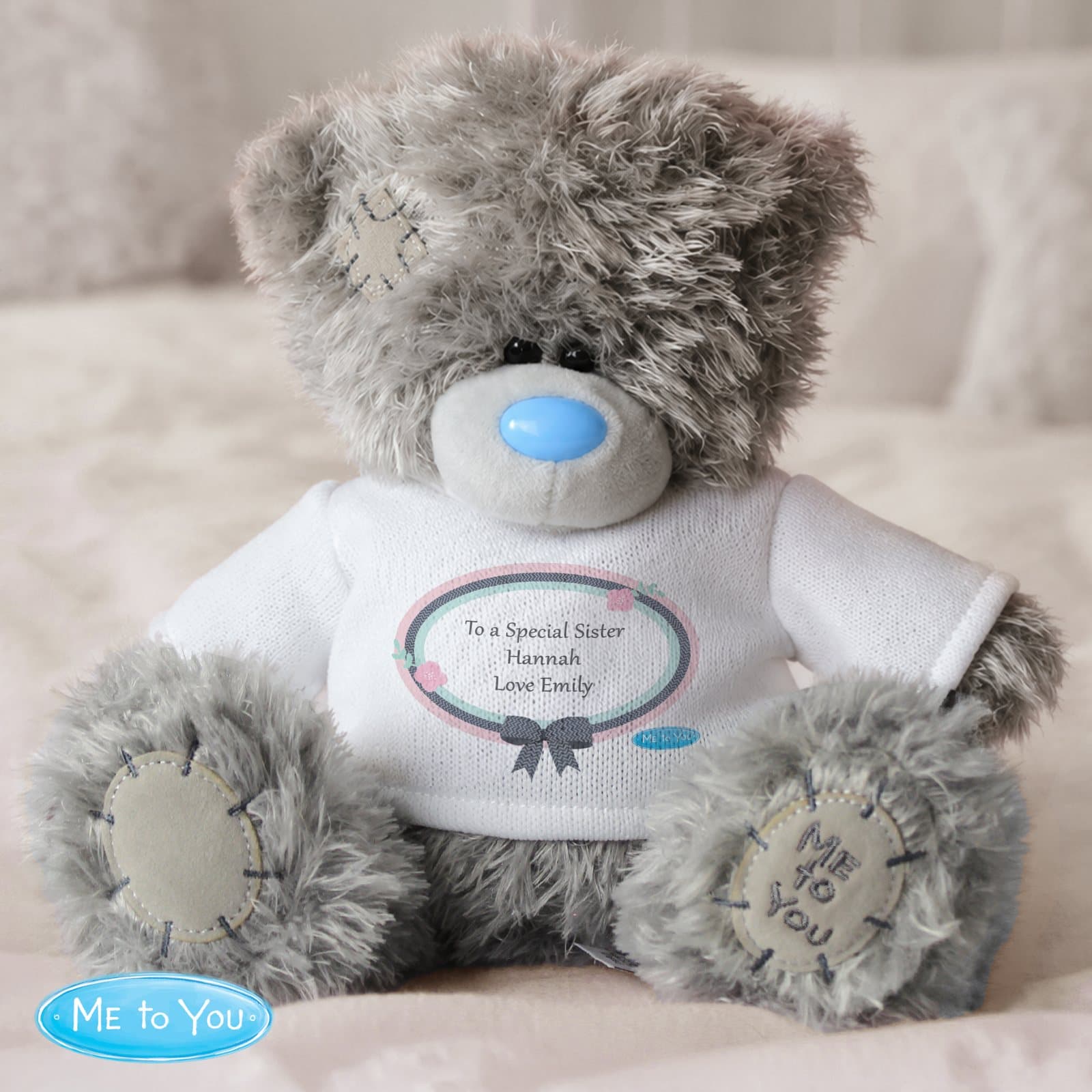 Pastel bow design Me to You bear wearing a T-shirt