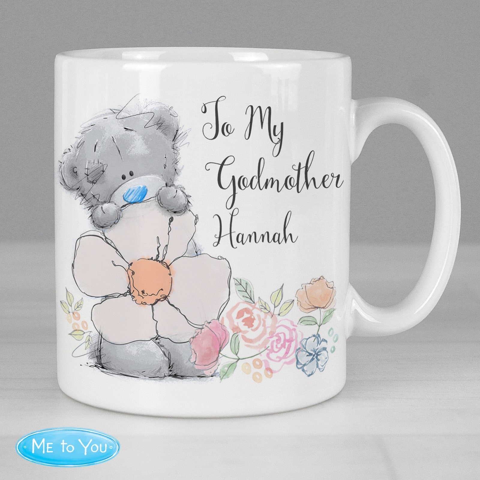 Personalised Me to You floral daisy ceramic mug