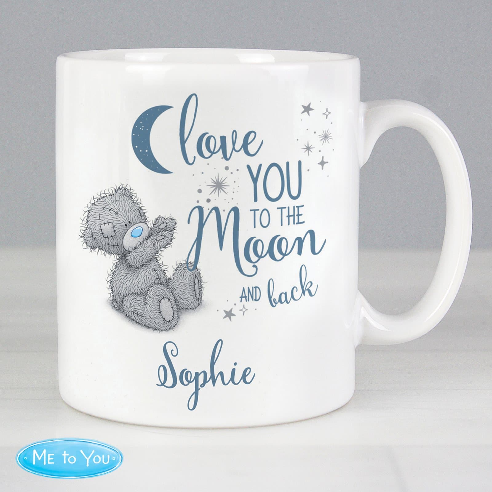 Personalised Me To You Love You to the Moon and Back ceramic mug