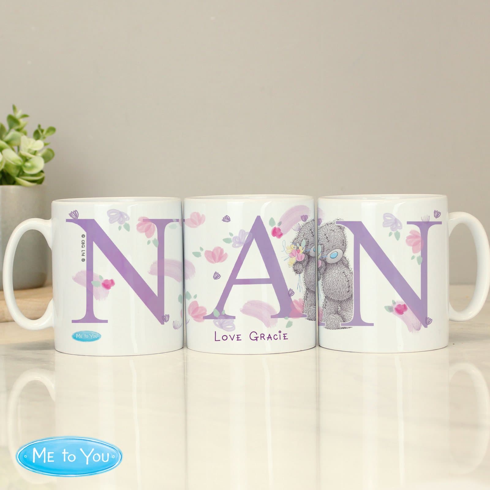 Personalised Me To You NAN ceramic mug