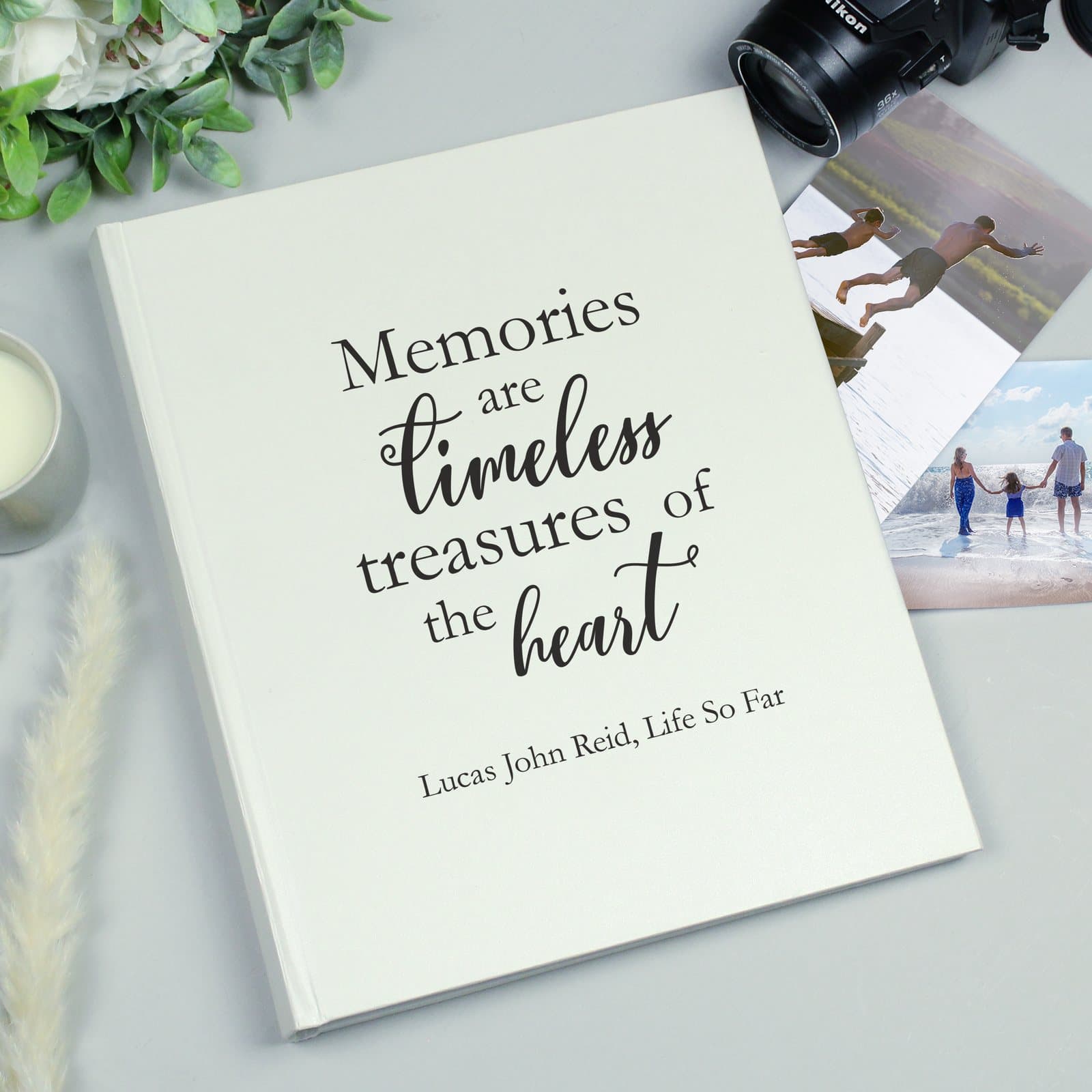 Personalised memories are timeless traditional photo album
