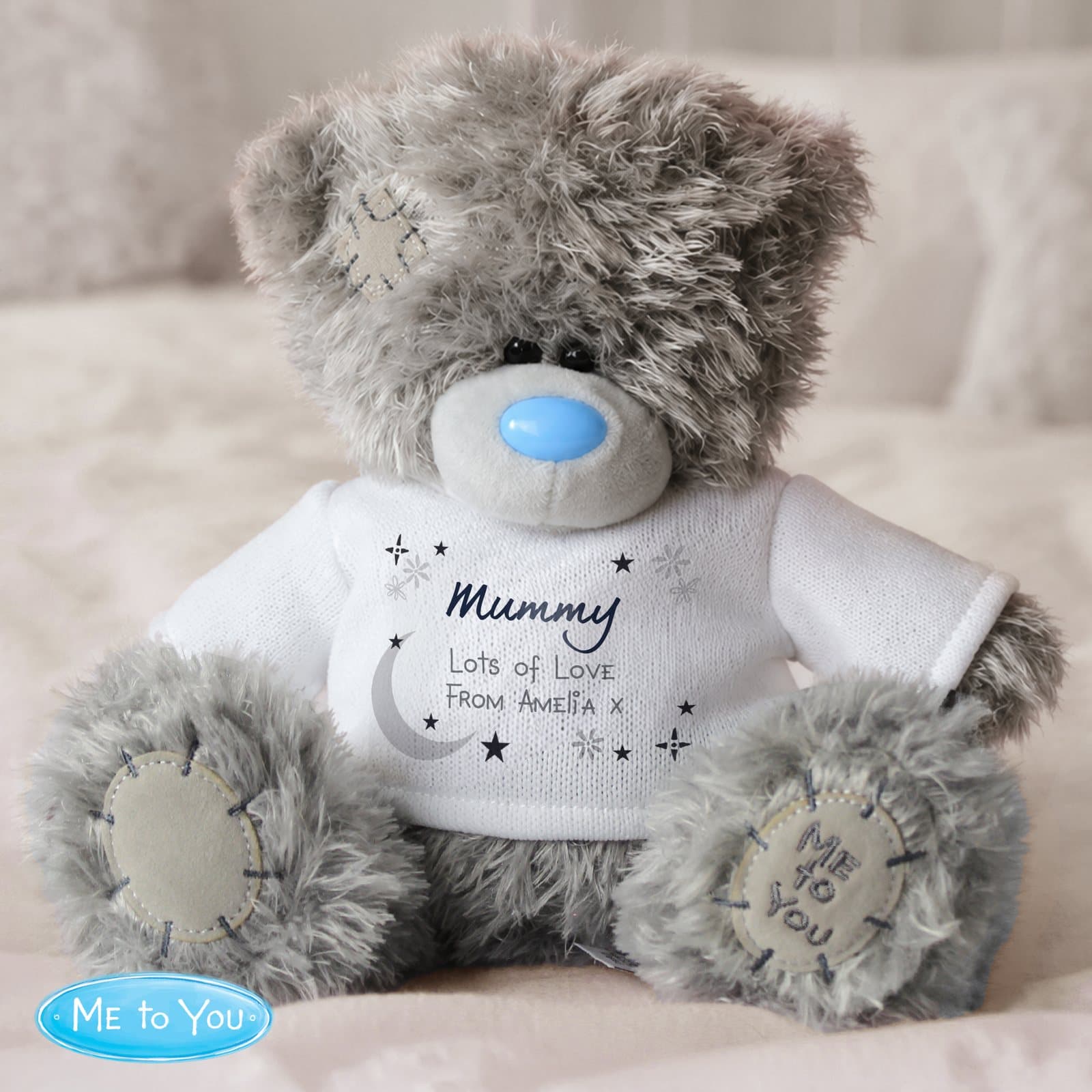 Plush Me to You moon and stars teddy bear