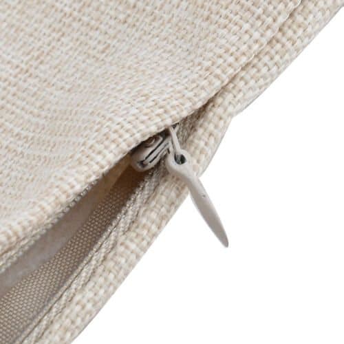 Personalised Mum You're The Best cushion in linen-look fabric