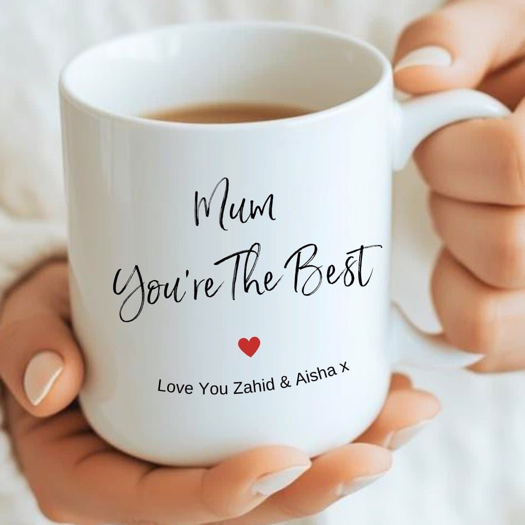 Personalised Mum mug with its Mum design