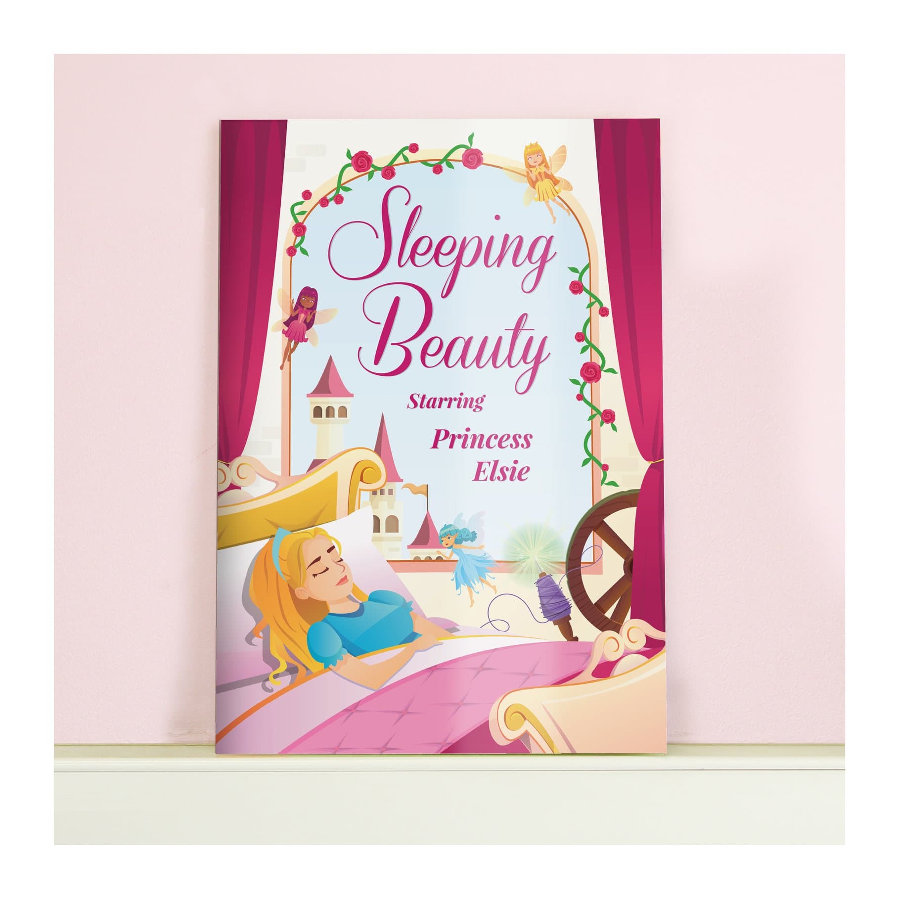 Personalised Sleeping Beauty story book for a princess