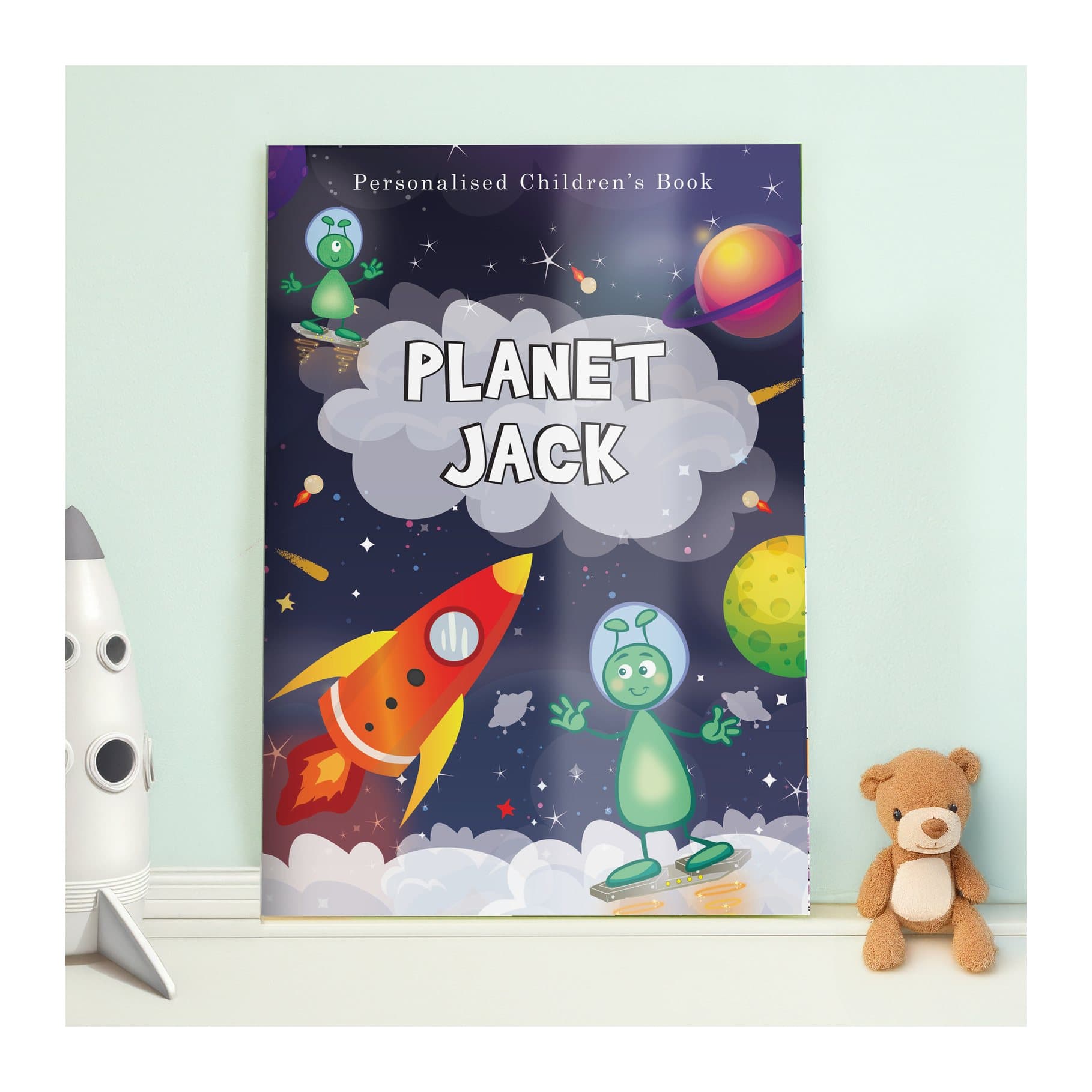 Personalised space story book for children
