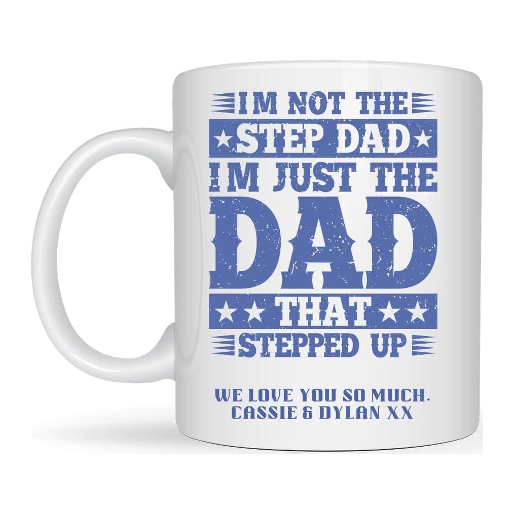 Ceramic personalised Dad mug with a special Dad design