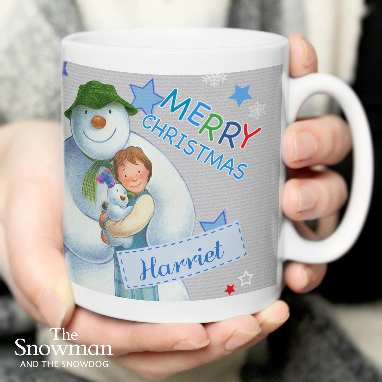 Ceramic The Snowman and the Snowdog mug