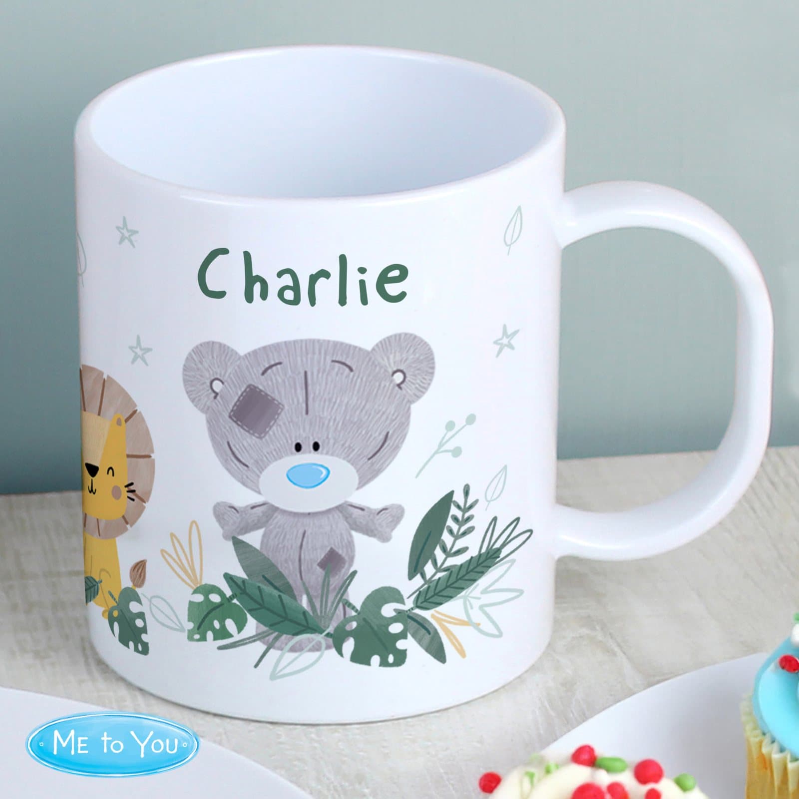 Tiny Tatty Teddy jungle animals plastic mug