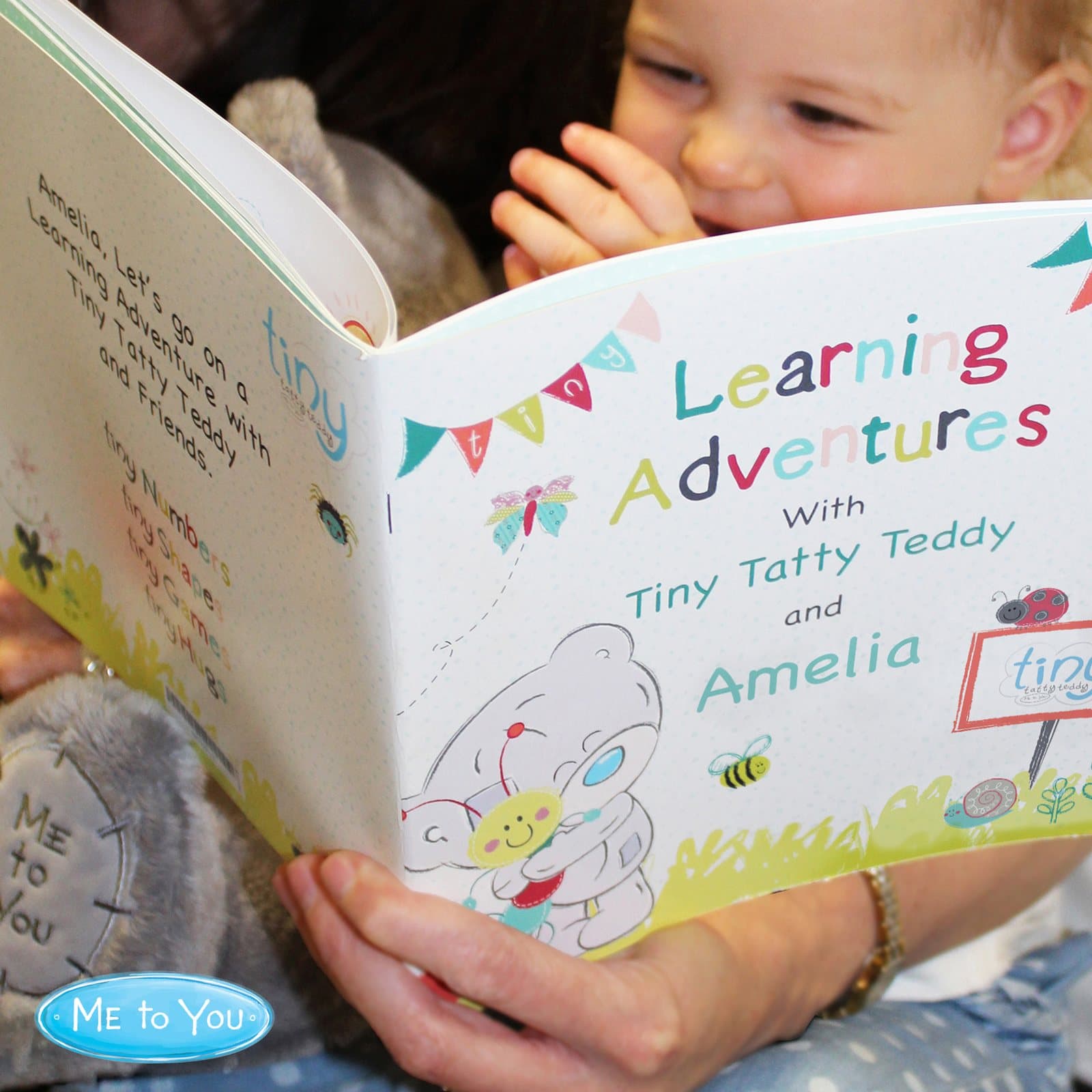 Personalised Tiny Tatty Teddy learning adventure book