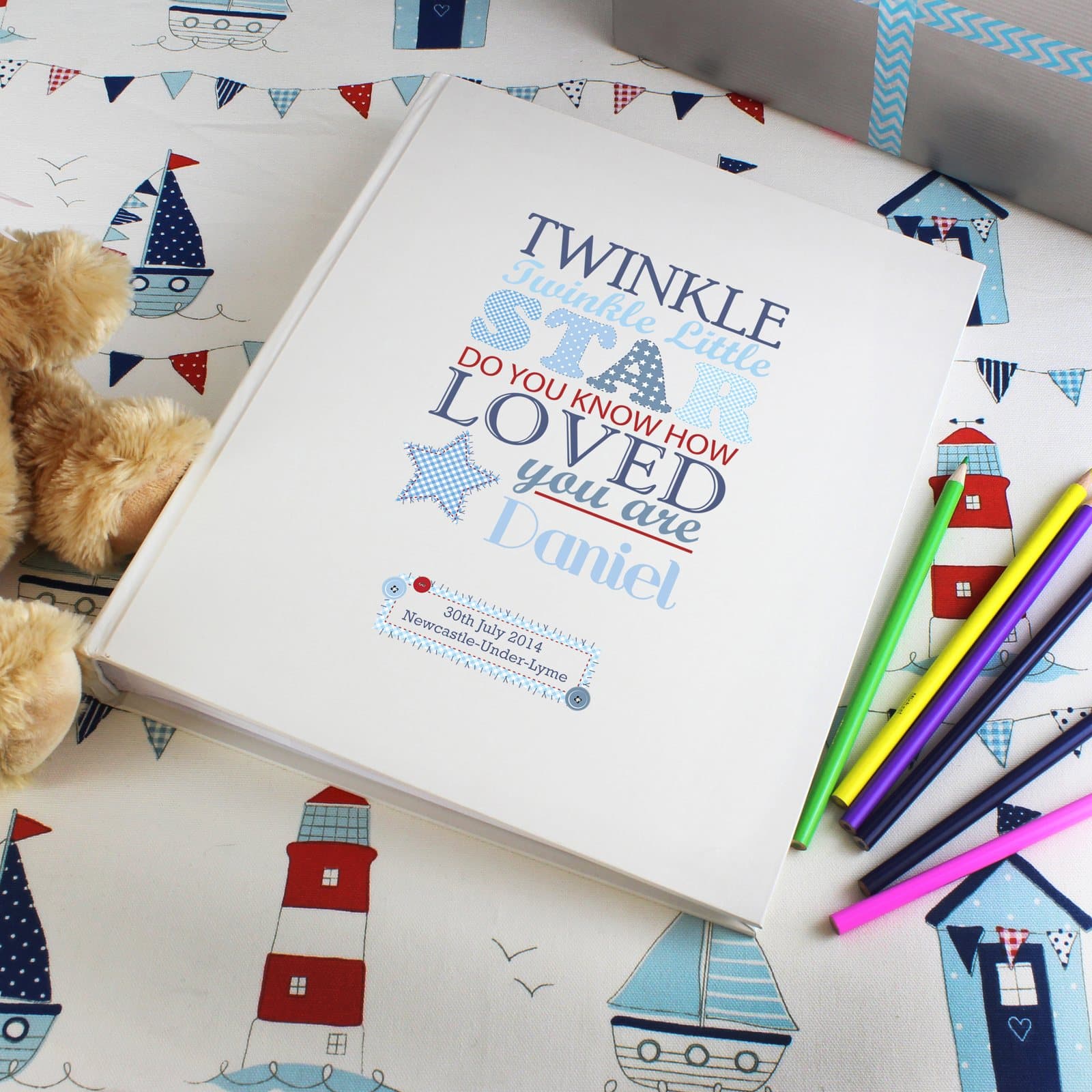 Personalised Twinkle Boys traditional photo album