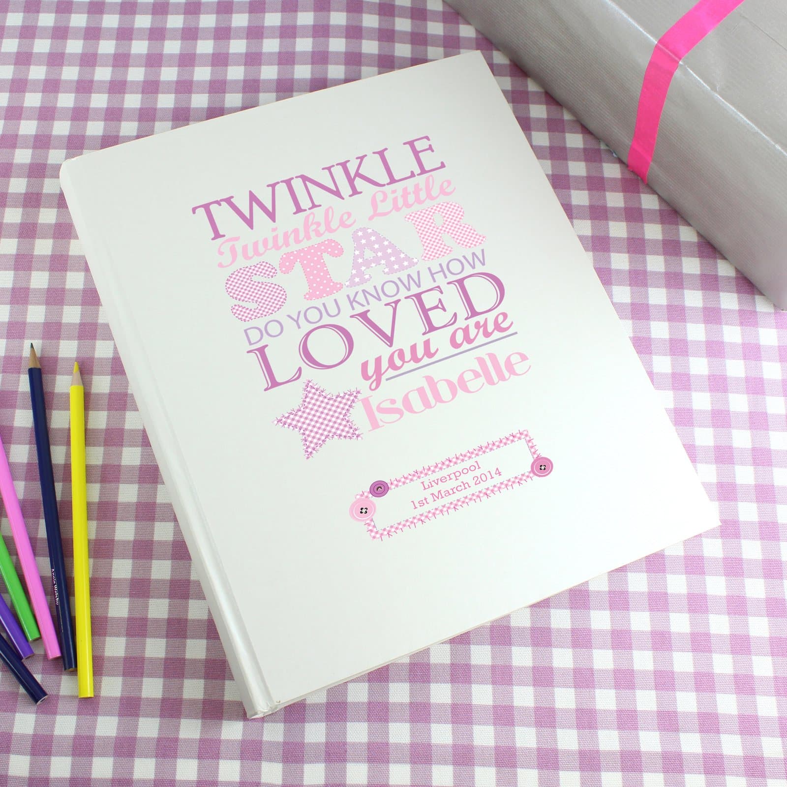 Personalised Twinkle Girls traditional photo album